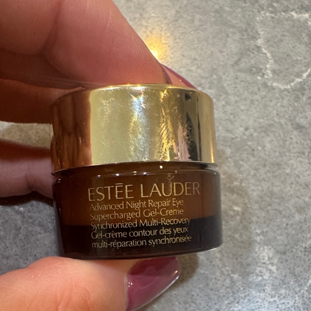 Estee Lauder Advanced Night Repair Eye Cream - Brown and Gold